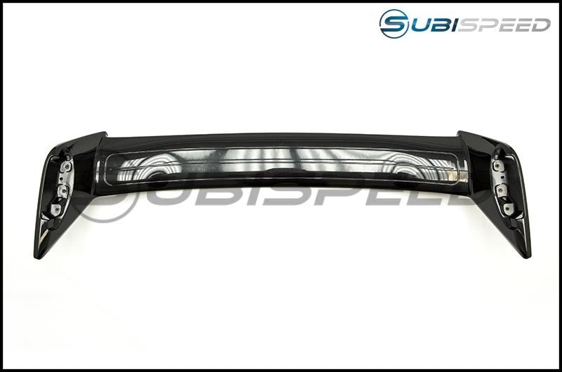 OLM STI Style Paint Matched Spoiler - Crystal Black Silica / Raven - 2015 - 2021 Subaru WRX / STI - JDMuscleOLMOLM-15STISP-D4S