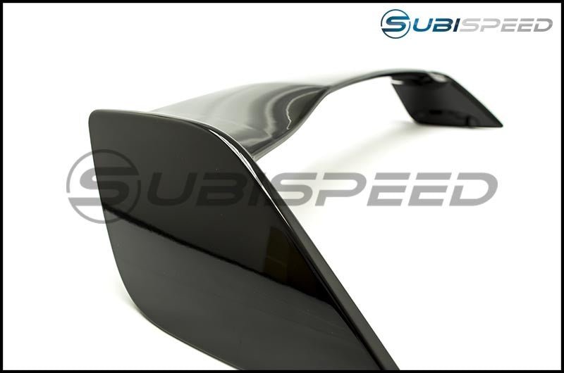 OLM STI Style Paint Matched Spoiler - Crystal Black Silica / Raven - 2015 - 2021 Subaru WRX / STI - JDMuscleOLMOLM-15STISP-D4S