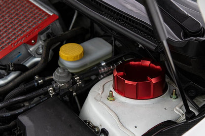 OLM Upper Suspension Mount Cover - Blue - 2015 - 2021 Subaru WRX / STI - JDMuscleOLMA.70185.1-BL