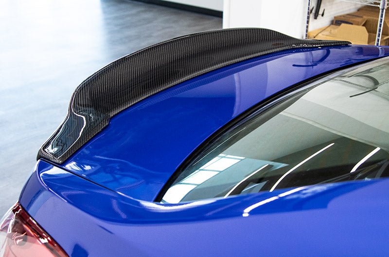 OLM V Style Carbon Fiber Trunk Spoiler - 2015+ WRX / STI - JDMuscleOLMA.70140.1