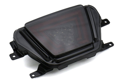 OLM V1 F1 Style Rear Brake / Fog / Reverse Light - Smoke Lens / Gloss Black Base / Red Bar) - 2020 - 2024 Toyota GR Supra - JDMuscleOLMA.70222.4