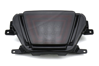 OLM V1 F1 Style Rear Brake / Fog / Reverse Light - Smoke Lens / Gloss Black Base / Red Bar) - 2020 - 2024 Toyota GR Supra - JDMuscleOLMA.70222.4