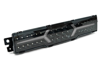 OLM V1 Rear Fog Light (Clear Lens / Black Base / White Bar) - 2022+ BRZ/86 - JDMuscleOLMA.70258.1-B