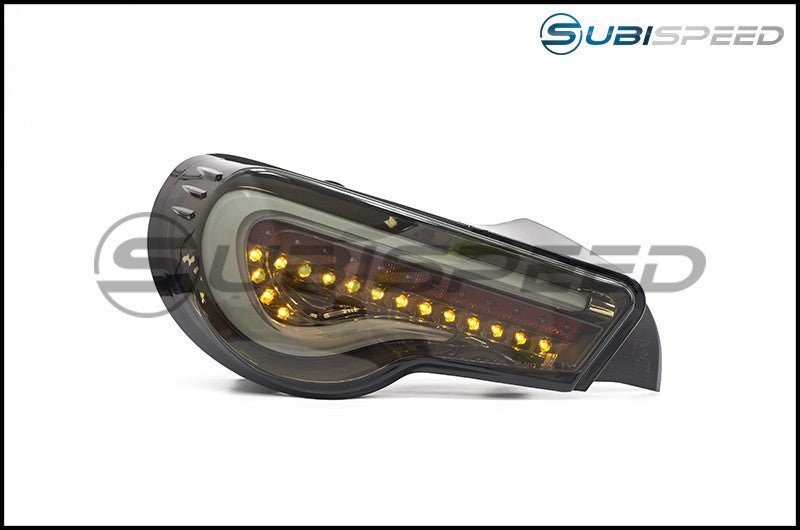 OLM VL Style Non - Sequential Smoked Lens Tail Lights (Black Gold Edition) - 2013+ FT86 - JDMuscleOLMHTYF86TL-SG