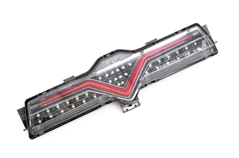 OLM VL Style Sequential 4th Brake Light / Reverse Light (Clear Lens, Carbon Look Base, Red Bar) - 2013 - 2020 FT86 - JDMuscleOLMA.70182.2