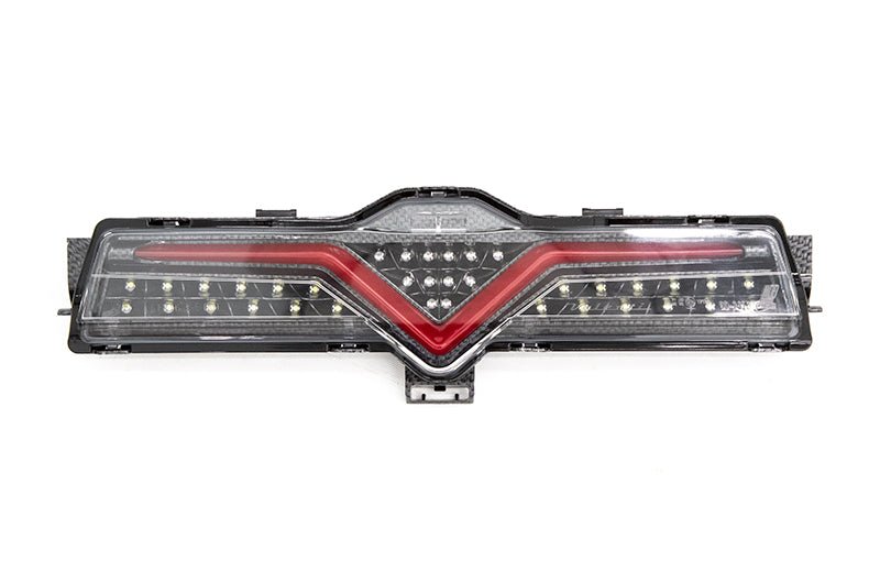OLM VL Style Sequential 4th Brake Light / Reverse Light (Clear Lens, Carbon Look Base, Red Bar) - 2013 - 2020 FT86 - JDMuscleOLMA.70182.2