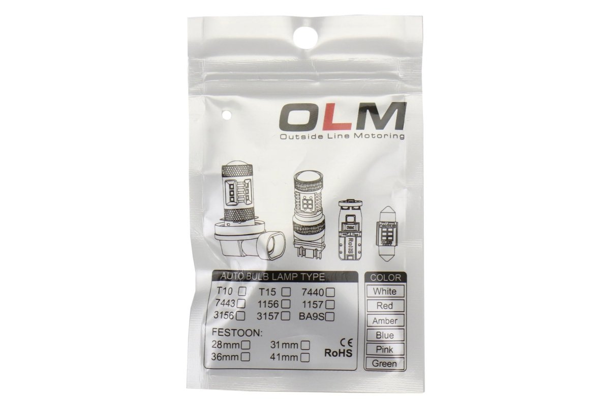 OLM White Series T10 Bulb | OLM - T10 - WH - 1 - JDMuscleReplacement BulbsOLMOLM-T10-WH-1