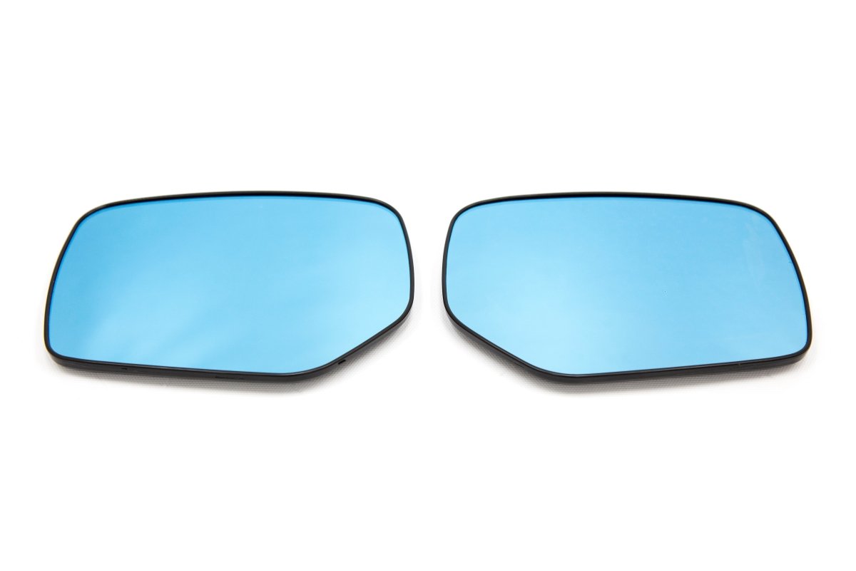 OLM Wide Angle Convex Mirrors with Defrosters (Blue) - 2015+ WRX / 2015+ STI - JDMuscleOLMMRL-WRX14-PBH