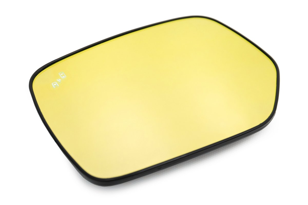 OLM Wide Angle Convex Mirrors with Defrosters / Turn Signals / Blind Spot Detection (Golden) - 2015 - 2021 WRX/STI - JDMuscleOLMMRL-14-LPGH-BSM