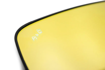 OLM Wide Angle Convex Mirrors with Defrosters / Turn Signals / Blind Spot Detection (Golden) - 2015 - 2021 WRX/STI - JDMuscleOLMMRL-14-LPGH-BSM