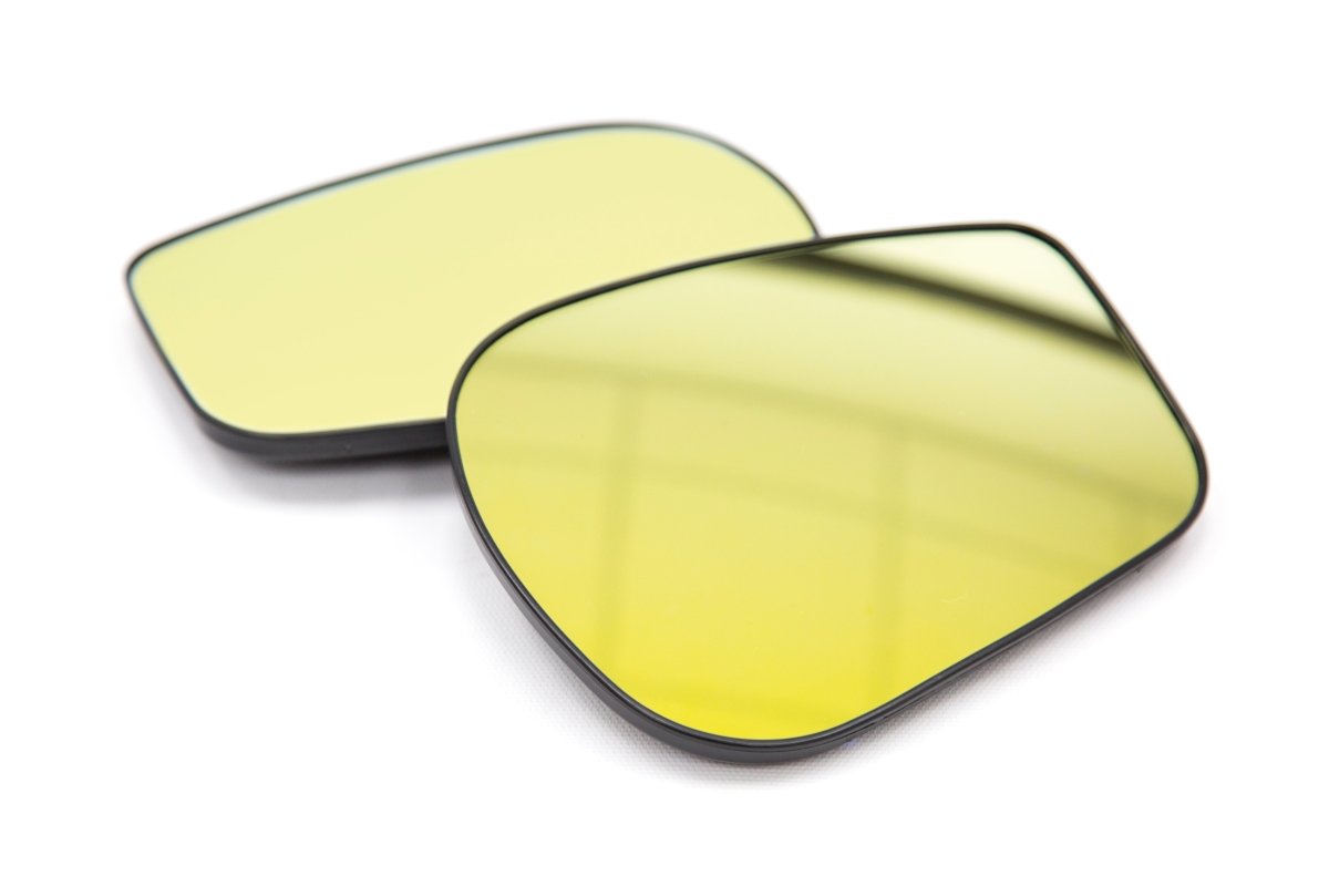 OLM Wide Angle Convex Mirrors (With Defrosters/No Turn Signals) - Gold - 2013 - 2021 Scion FR - S / Subaru BRZ / Toyota 86 - JDMuscleOLMMRL-FT86-PGH