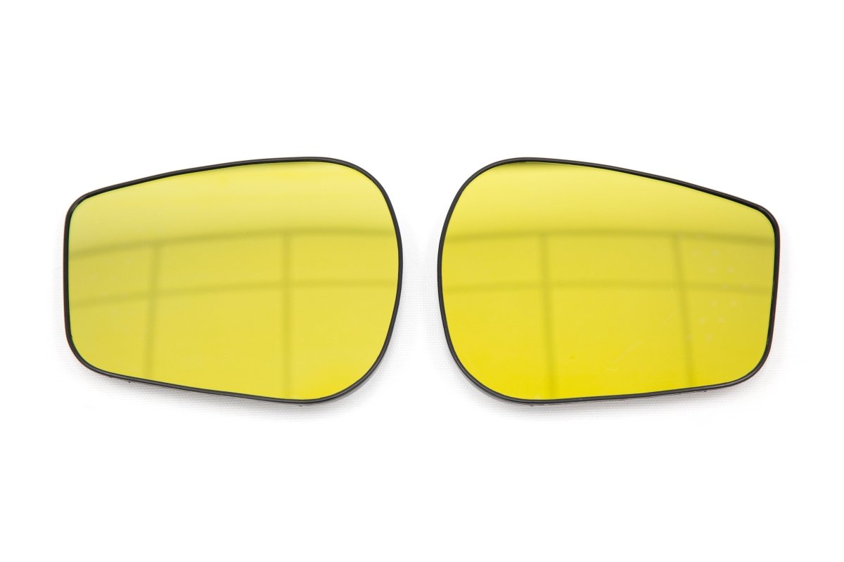 OLM Wide Angle Convex Mirrors (With Defrosters/No Turn Signals) - Gold - 2013 - 2021 Scion FR - S / Subaru BRZ / Toyota 86 - JDMuscleOLMMRL-FT86-PGH
