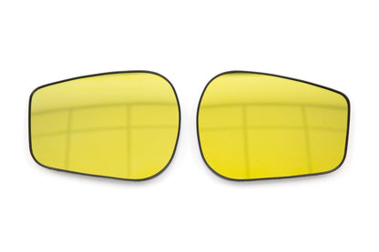 OLM Wide Angle Convex Mirrors (With Defrosters/No Turn Signals) - Gold - 2013 - 2021 Scion FR - S / Subaru BRZ / Toyota 86 - JDMuscleOLMMRL-FT86-PGH