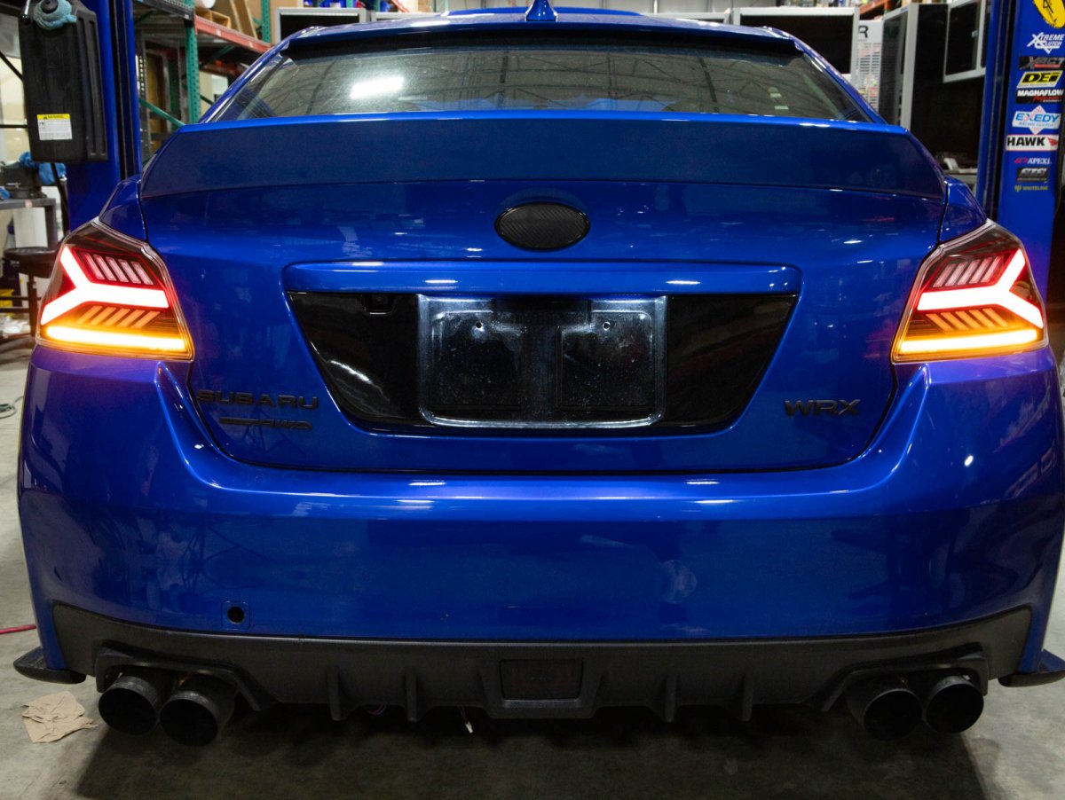 OLM Y - Spec LED Taillights (Clear Lens Red Optic) - 2015 - 2021 WRX / STI - JDMuscleOLME.47004.1-CR
