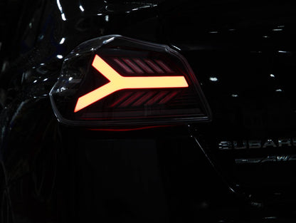 OLM Y - Spec LED Taillights (Clear Lens White Optic) - 2015 - 2021 WRX / STI - JDMuscleOLME.47004.1-CW