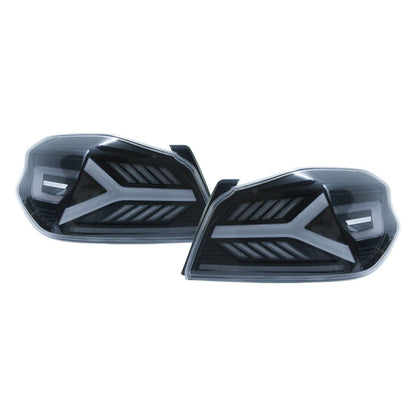 OLM Y - Spec LED Taillights (Clear Lens White Optic) - 2015 - 2021 WRX / STI - JDMuscleOLME.47004.1-CW
