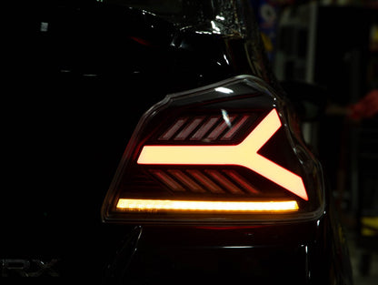 OLM Y - Spec LED Taillights (Clear Lens White Optic) - 2015 - 2021 WRX / STI - JDMuscleOLME.47004.1-CW