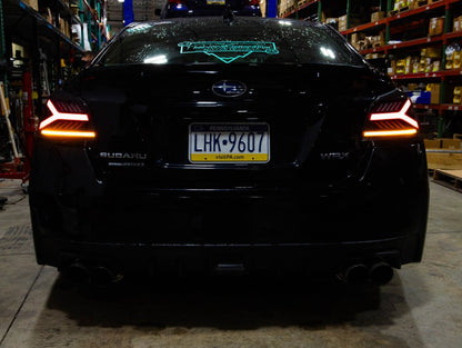 OLM Y - Spec LED Taillights (Clear Lens White Optic) - 2015 - 2021 WRX / STI - JDMuscleOLME.47004.1-CW