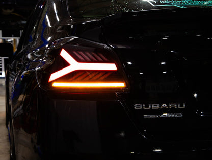 OLM Y - Spec LED Taillights (Smoke Lens Red Optic) - 2015 - 2021 WRX / STI - JDMuscleOLME.47004.1-SR