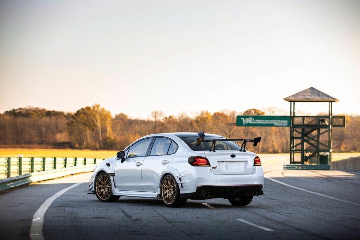 OLM Y - Spec LED Taillights (Smoke Lens Red Optic) - 2015 - 2021 WRX / STI - JDMuscleOLME.47004.1-SR