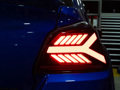 OLM Y - Spec LED Taillights (Smoke Lens White Optic) - 2015 - 2021 WRX / STI - JDMuscleOLME.47004.1-SW