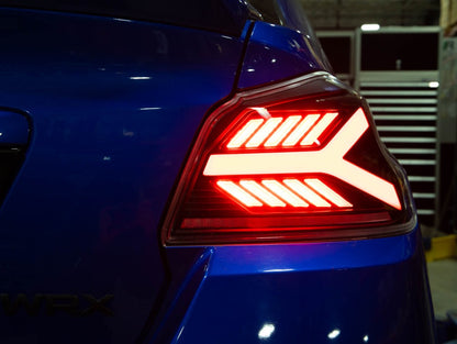 OLM Y - Spec LED Taillights (Smoke Lens White Optic) - 2015 - 2021 WRX / STI - JDMuscleOLME.47004.1-SW