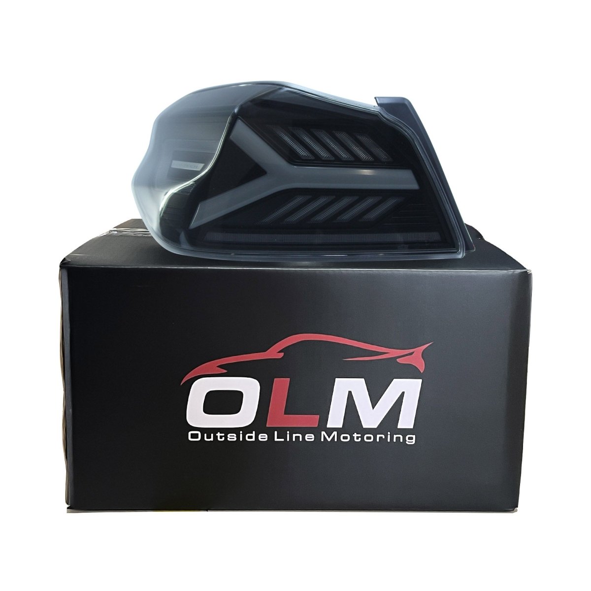 OLM Y - Spec LED Taillights (Smoke Lens White Optic) - 2015 - 2021 WRX / STI - JDMuscleOLME.47004.1-SW
