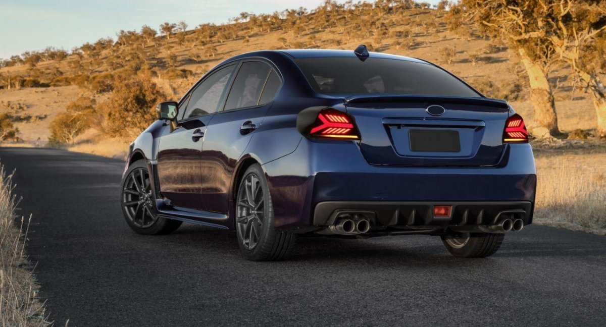 OLM Y - Spec LED Taillights (Smoke Lens White Optic) - 2015 - 2021 WRX / STI - JDMuscleOLME.47004.1-SW