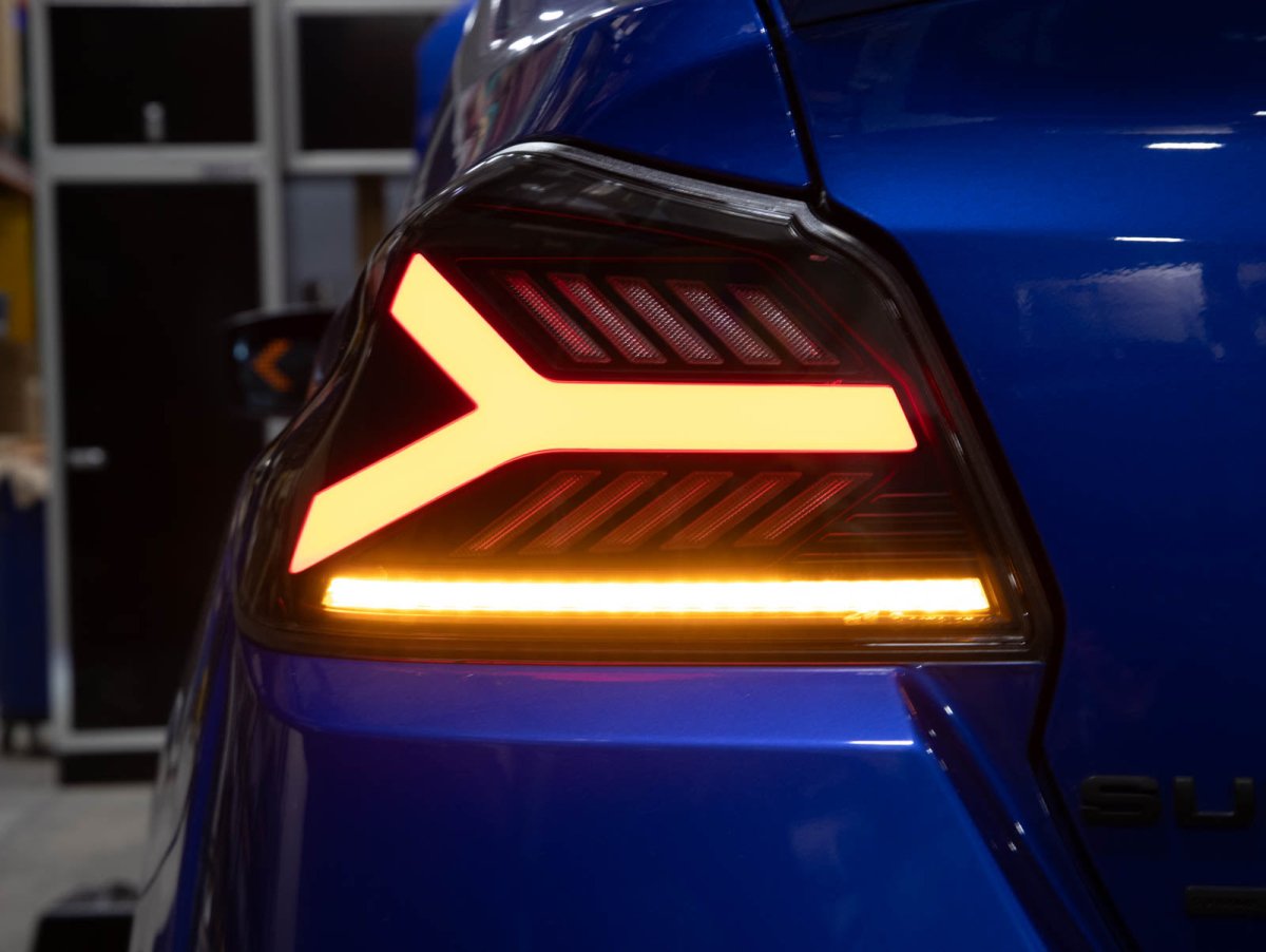 OLM Y - Spec LED Taillights (Smoke Lens White Optic) - 2015 - 2021 WRX / STI - JDMuscleOLME.47004.1-SW