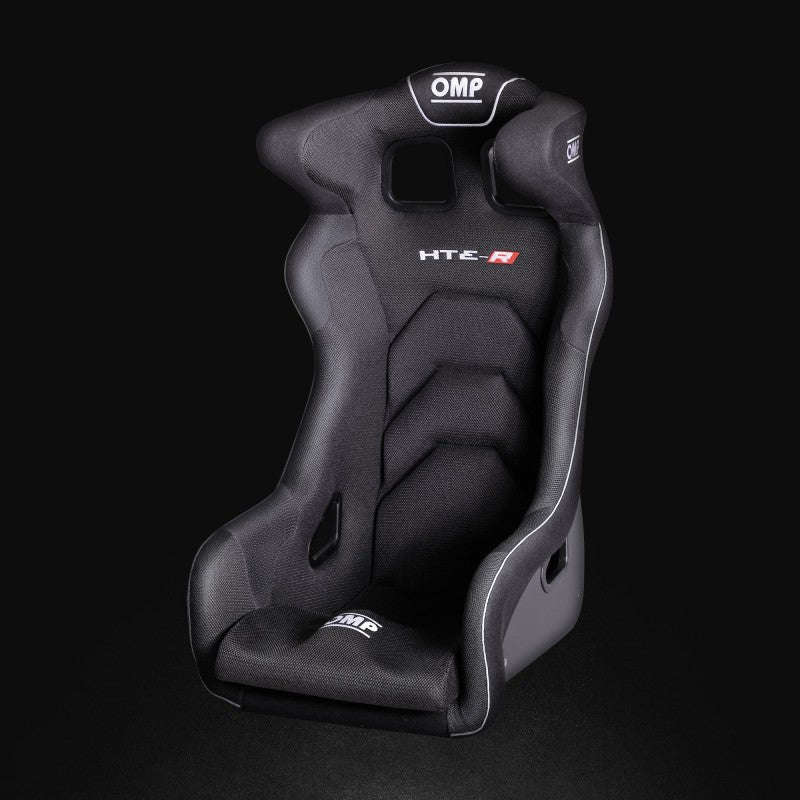 OMP HTE Series Fiberglass Seat - Black - JDMuscleSPKompHA0-0772-B01-071