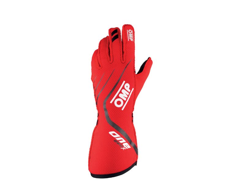 OMP One Evo X Gloves Red - Size XL | Fia 8856 - 2018 - JDMuscleSPKompIB0-0771-A01-061-XL