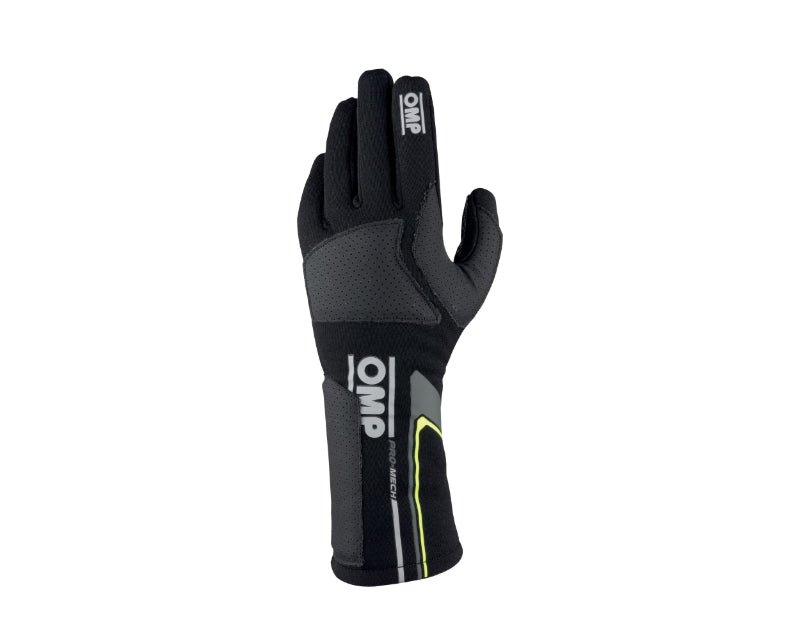 OMP Pro Mech Evo Gloves Black - Size M | Fia 8856 - 2018 - JDMuscleSPKompIB0-0758-B01-071-M