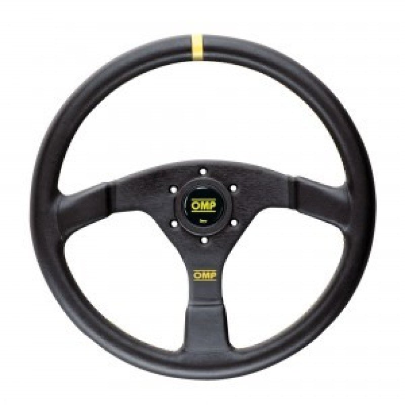 OMP Velocita Flat Steering Wheel 350mm - Small Suede | Black - JDMuscleSPKompOD0-1958-071