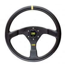 OMP Velocita Flat Steering Wheel 350mm - Small Suede | Black - JDMuscleSPKompOD0-1958-071