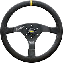 OMP Velocita Superleggero Suede Leather 350mm Diameter Steering Wheel Black - JDMuscleSPKompOD0-2020-071