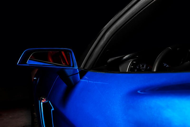 Oracle 05 - 13 Chevrolet Corvette C6 Concept Side Mirrors - Unpainted, LED Turn Signals & Parking Lights | orl3901 - 504 - JDMuscleSPK466747