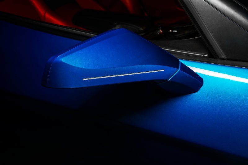 Oracle 05 - 13 Chevrolet Corvette C6 Concept Side Mirrors - Unpainted, LED Turn Signals & Parking Lights | orl3901 - 504 - JDMuscleSPK466747