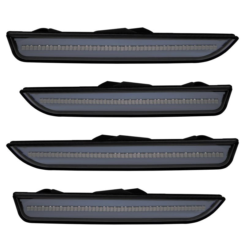 Oracle 10 - 14 Ford Mustang Concept Sidemarker Set - Tinted - Competition Orange | CY - JDMuscleShop the look 2orl9700-CY-T
