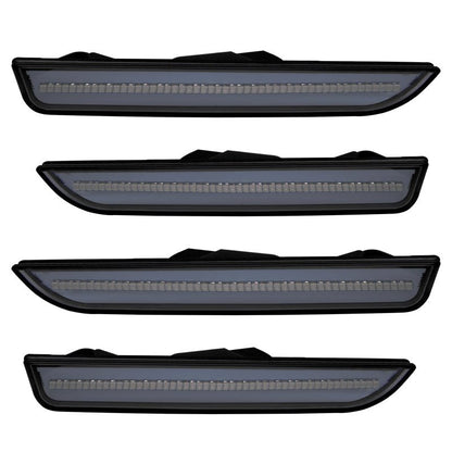 Oracle 10 - 14 Ford Mustang Concept Sidemarker Set - Tinted - Competition Orange | CY - JDMuscleShop the look 2orl9700-CY-T