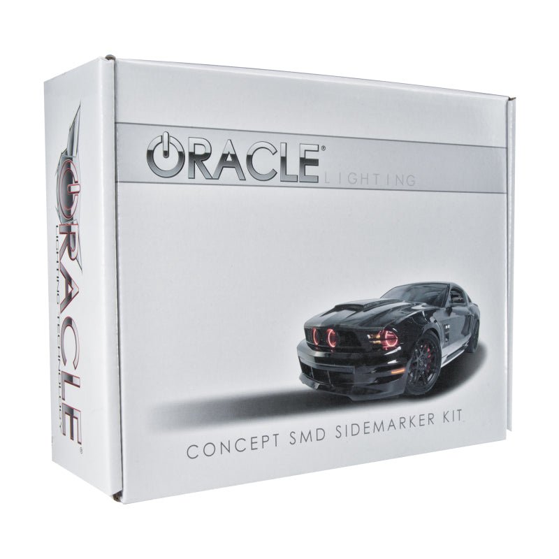 Oracle 10 - 14 Ford Mustang Concept Sidemarker Set - Tinted - Competition Orange | CY - JDMuscleShop the look 2orl9700-CY-T