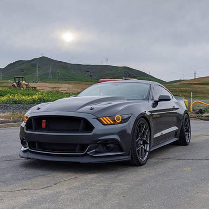 Oracle 15 - 17 Ford Mustang Dynamic RGB+A Pre - Assembled Headlights - Black Edition - SEE WARRANTY - JDMuscleShop the look 2orl8199-332