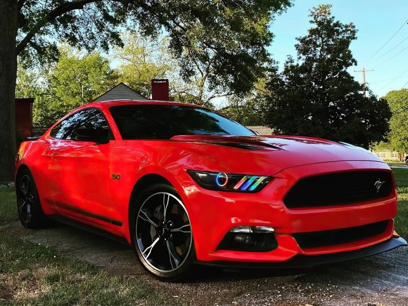 Oracle 15 - 17 Ford Mustang Dynamic RGB+A Pre - Assembled Headlights - Black Edition - SEE WARRANTY - JDMuscleShop the look 2orl8199-332