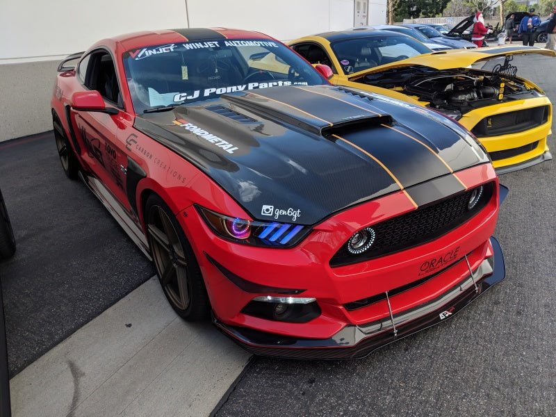 Oracle 15 - 17 Ford Mustang Dynamic RGB+A Pre - Assembled Headlights - Black Edition - SEE WARRANTY - JDMuscleShop the look 2orl8199-332
