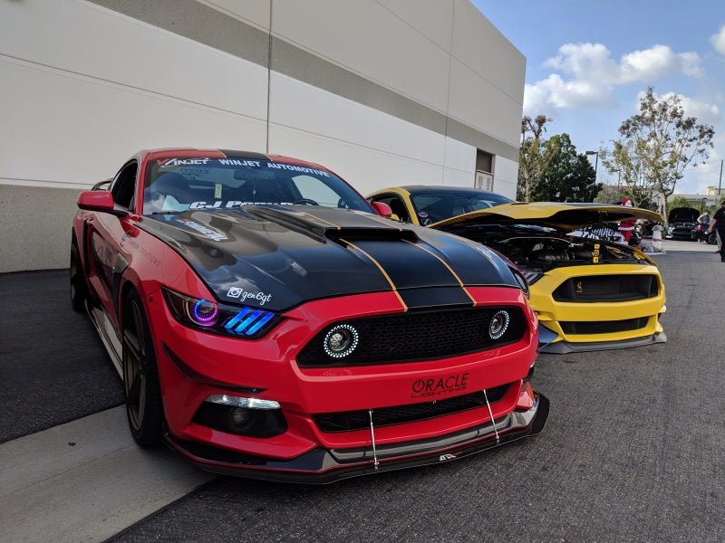 Oracle 15 - 17 Ford Mustang Dynamic RGB+A Pre - Assembled Headlights - Black Edition - SEE WARRANTY - JDMuscleShop the look 2orl8199-332