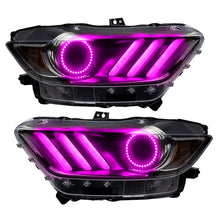 Oracle 15 - 17 Ford Mustang V6/GT/Shelby DRL w/ Halo Kit - ColorSHIFT w/ BC1 Controller SEE WARRANTY - JDMuscleShop the look 2orl2267-335
