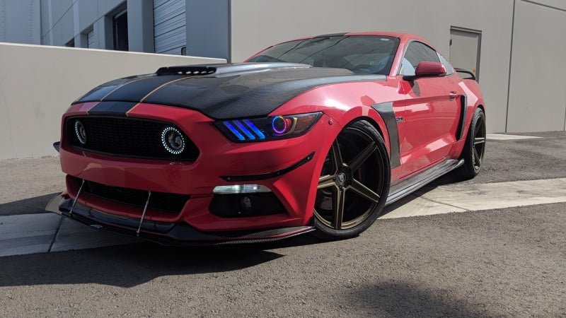 Oracle 15 - 17 Ford Mustang V6/GT/Shelby Dynamic DRL w/ Halo Kit - ColorSHIFT - Dynamic SEE WARRANTY - JDMuscleShop the look 2orl1335-332