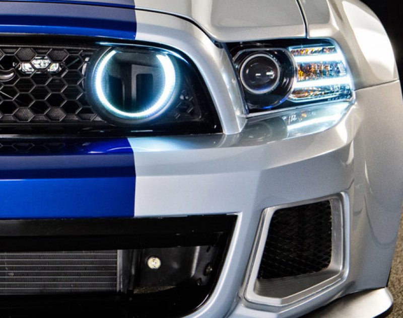 Oracle Ford Mustang 10 - 13 WP LED Fog Halo Kit | Grille Style - White SEE WARRANTY - JDMuscleShop the look 2orl1334-001