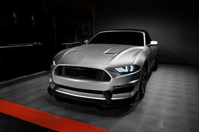 Oracle Lighting 18 - 23 Ford Mustang Dynamic ColorSHIFT LED Headlights - Black Series SEE WARRANTY - JDMuscleShop the look 2orl8204-332