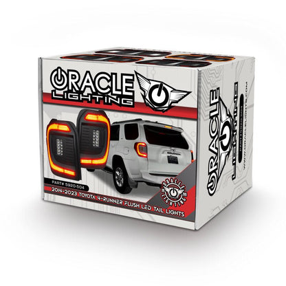 ORACLE Lighting Flush Style LED Tail Lights for 2014 - 2024 Toyota 4Runner – Low - Profile, Signature & Sequential Turn Signals | orl5920 - 504 - JDMuscleSPK836341