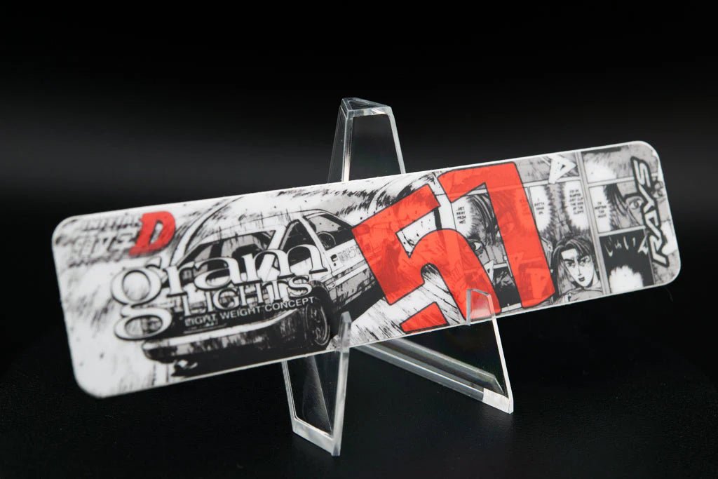 Overnight.Crew Rays Gram Lights 57DR/57CR Spoke Stickers (4 PCS) - JDMuscleStickers and Vinyls4-GL-INLDInitial D